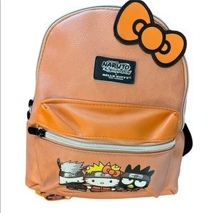 Women or Kids Naruto Sanrio with Hello Kitty and Friends Mini Backpack